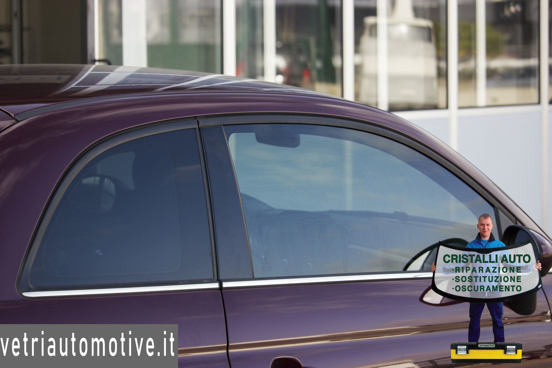 Oscura Dall Interno I Vetri Dell Auto